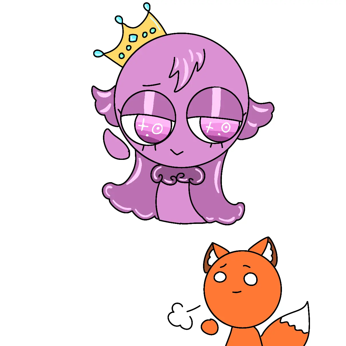 689123의 진짜 여왕 앞에서 시비거는 여우;;