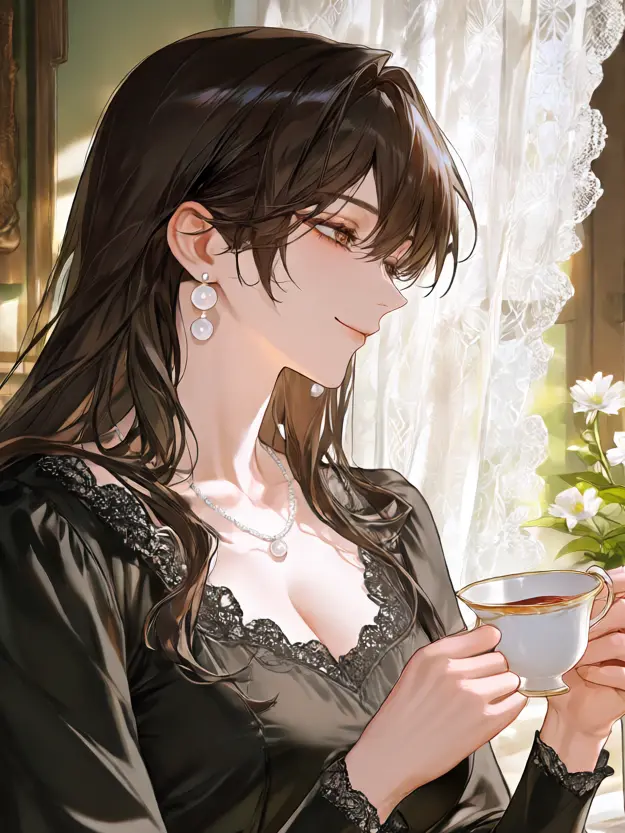 amaino_daisuki의 未亡人とパンケーキ。