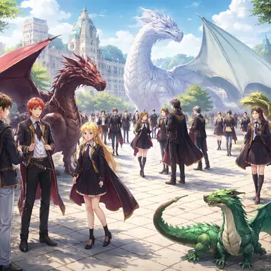 Profile image of モブ生徒とドラゴン達