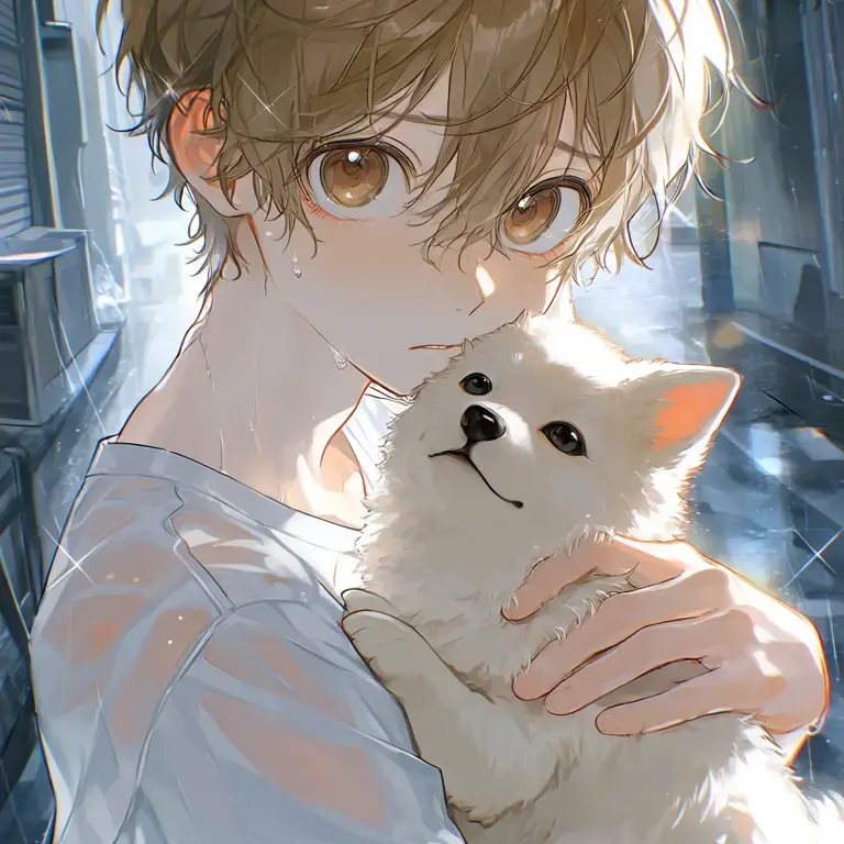FishyDrill1920의 The Boy and the Drenched Puppy