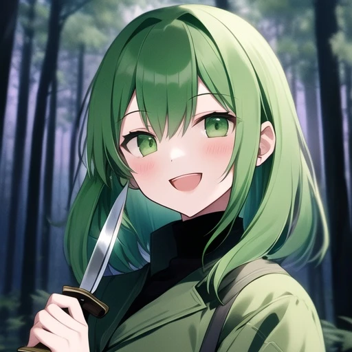 人殺しの森の女子中学生