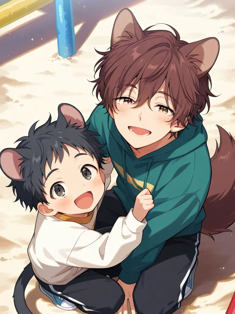 poporon_poporun의 【すだちのさと】雑種犬とデグー