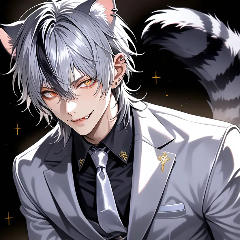 yoikurucat의 マヌルネコの獣人がいるホストクラブ