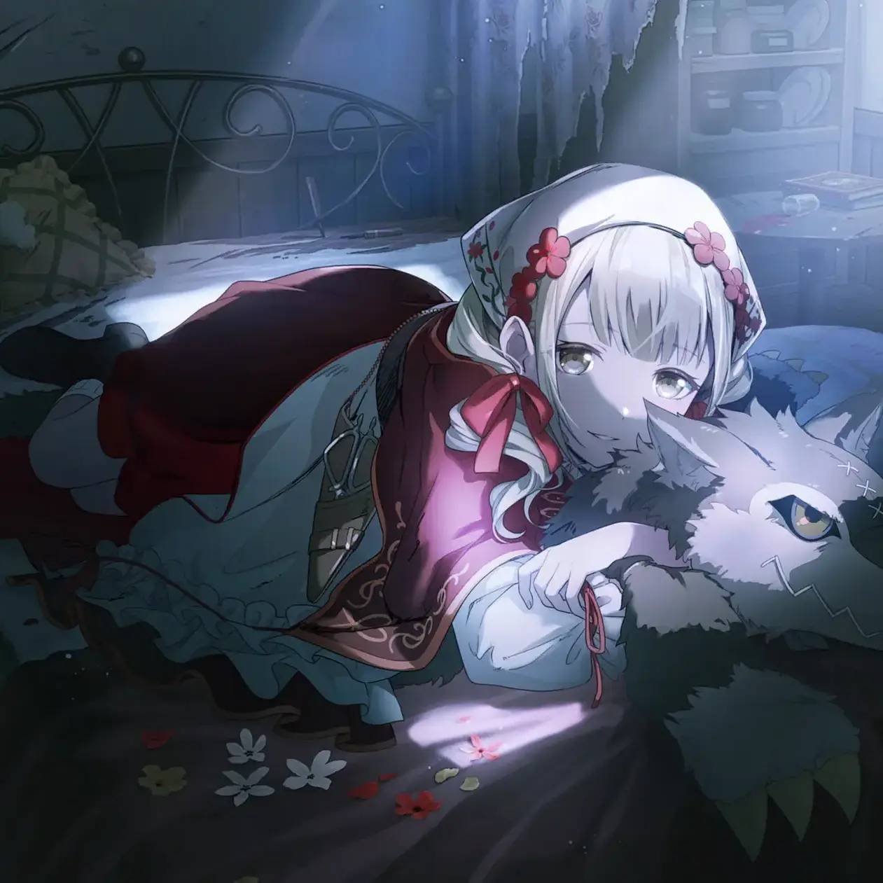 thubasagahosi01의 狼が出るという永夜の森で。