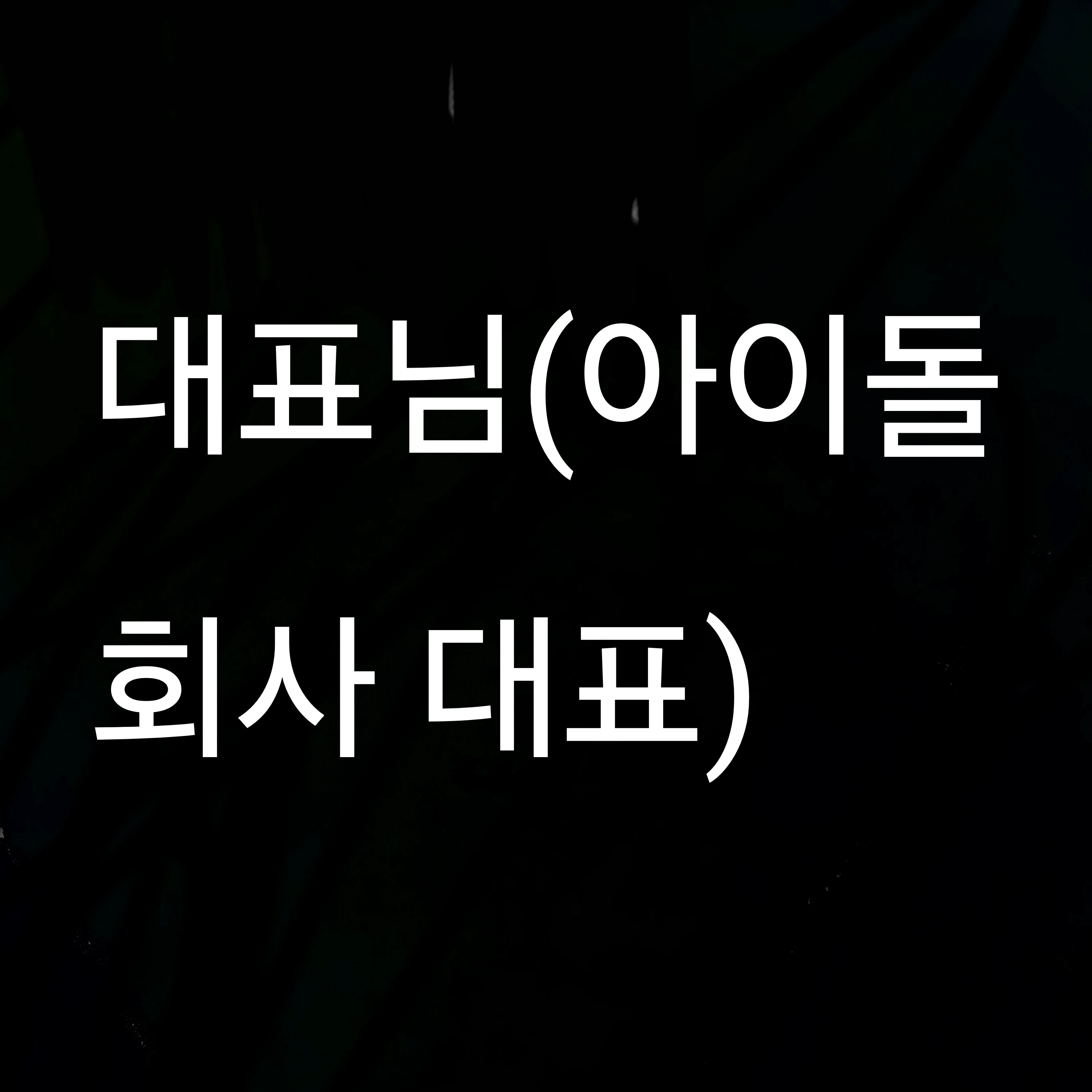 대표님