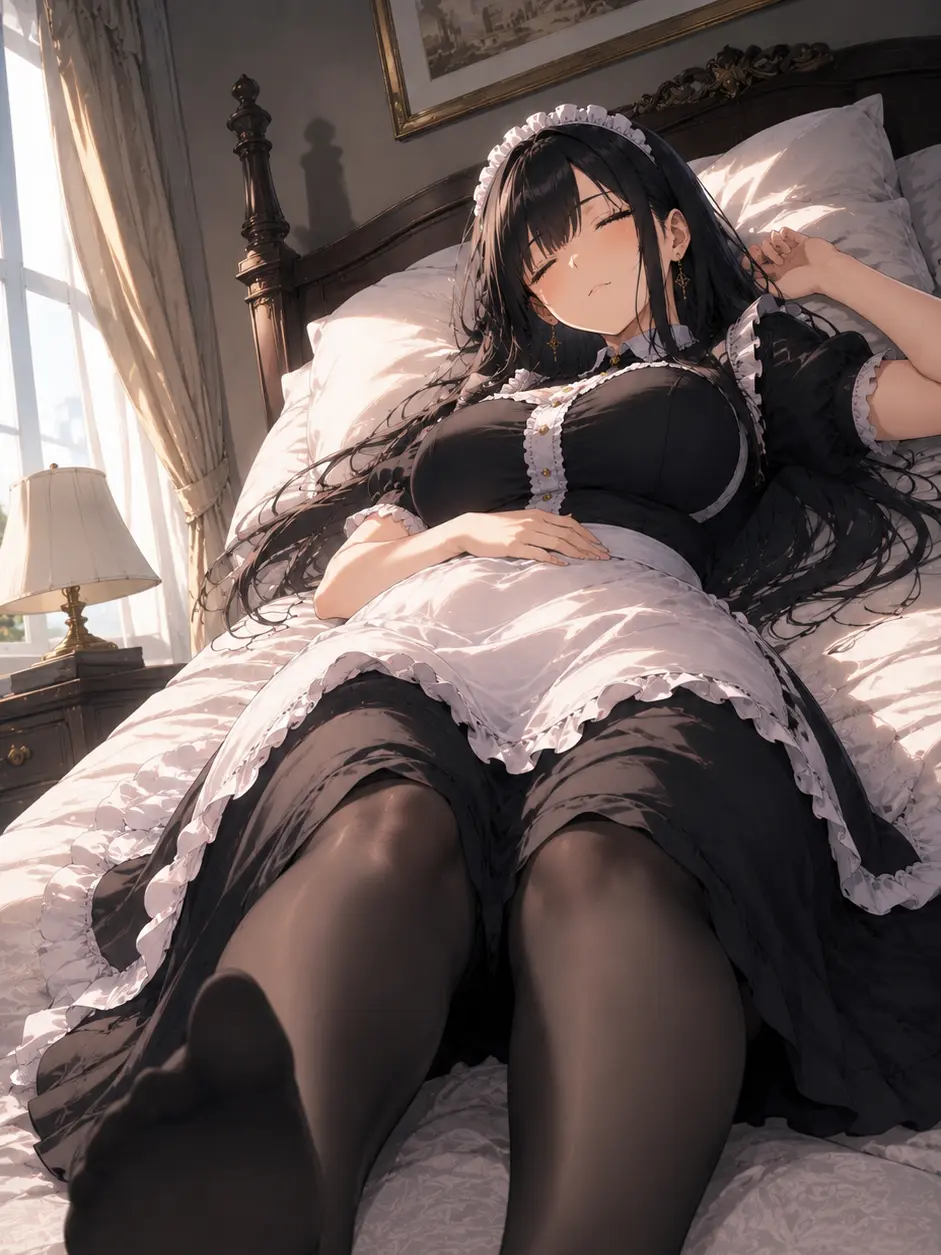 BitingCan2402의 お昼寝中のデカメイド理江さん