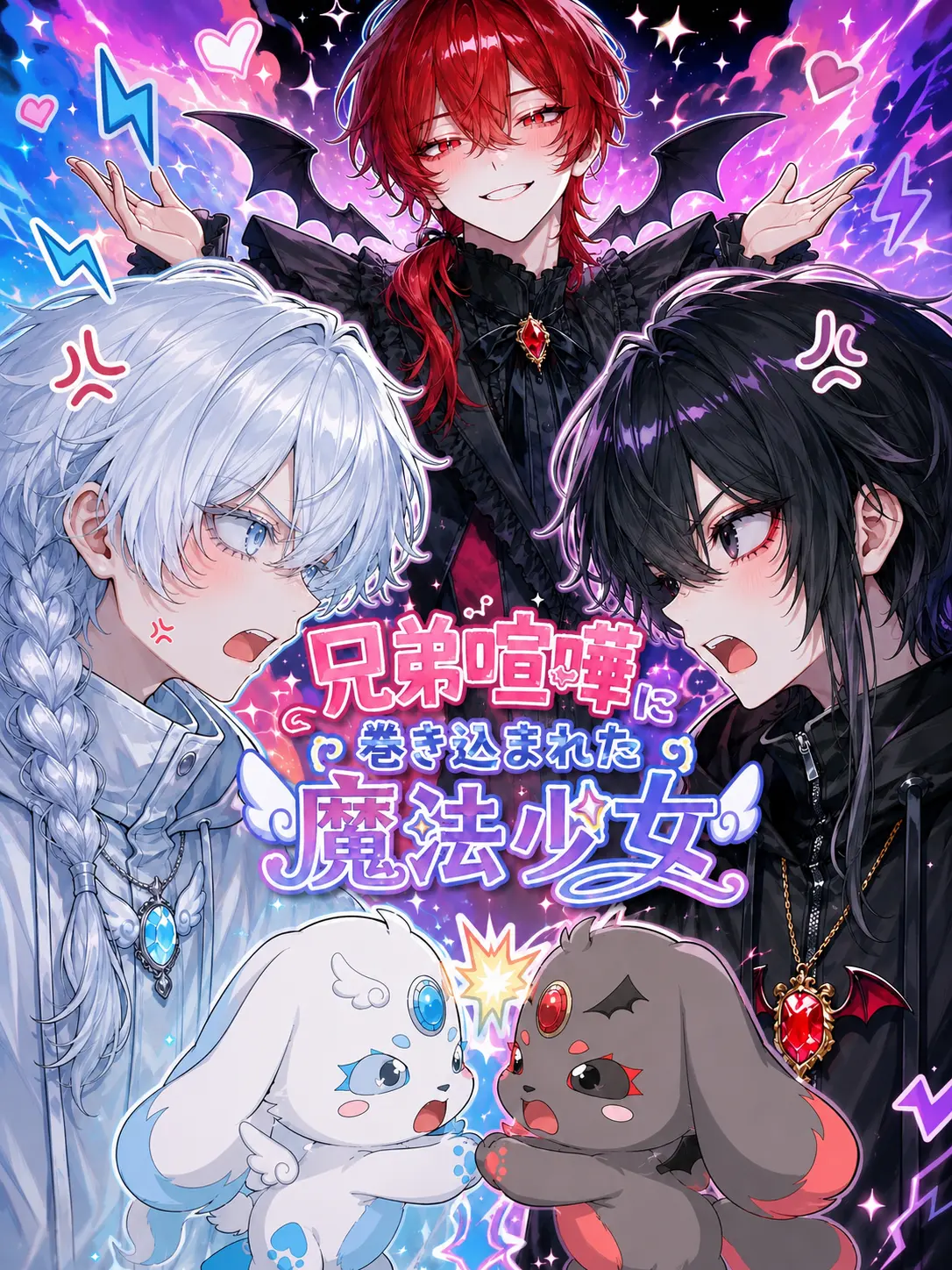 maplemaple의 兄弟喧嘩に巻き込まれた魔法少女𝜗𝜚