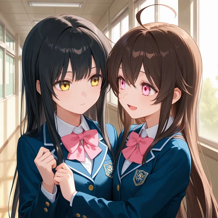 GivingPrice2373의 学園の2人の美少女