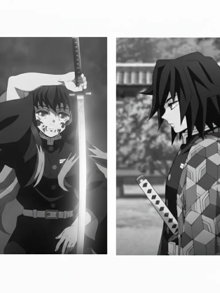 Demon_Slayer_Kimetsu_no_Yaiba의 기유랑 무이치로와 키쓰 방에 갇힘