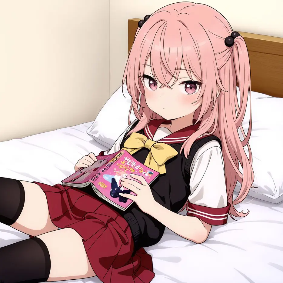 TidyHip6615의 本に夢中な少女