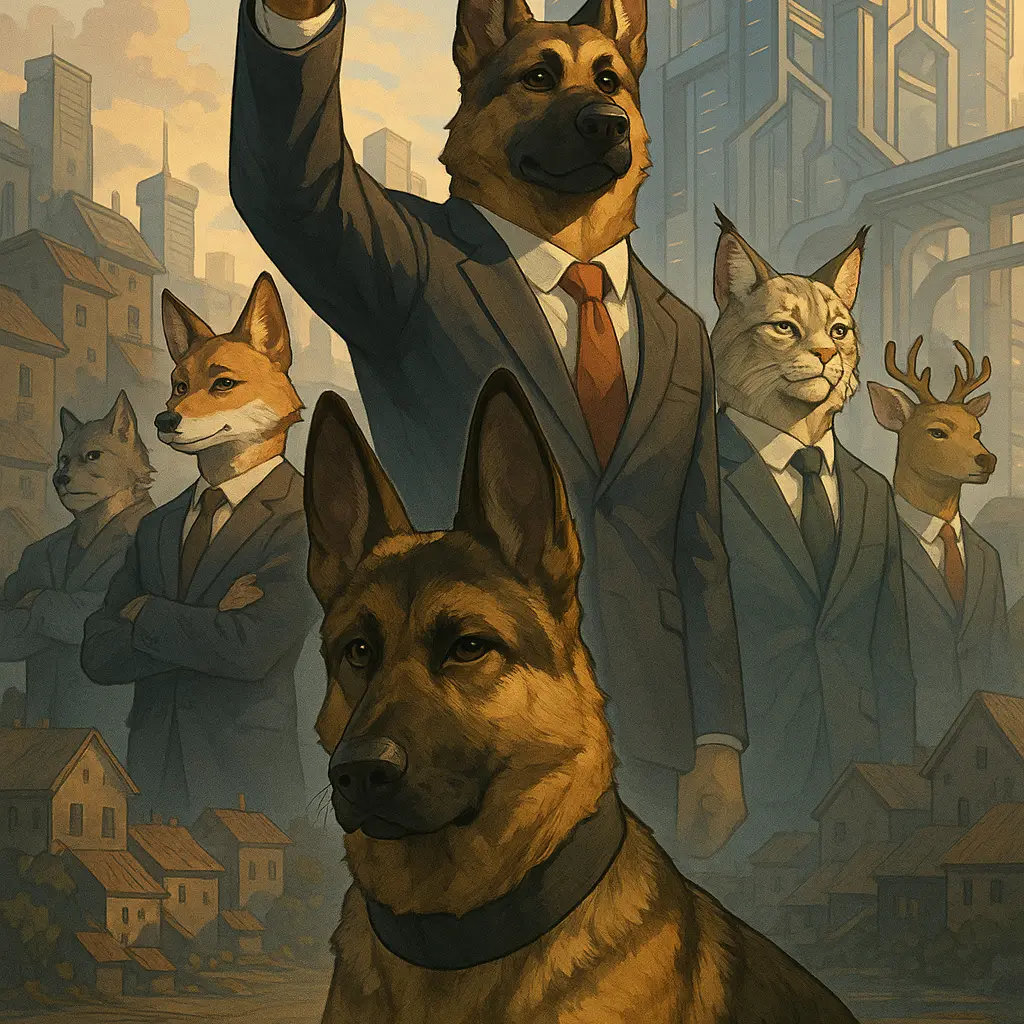 Furryman의 인간과 퍼리의 전쟁 이후의 세계