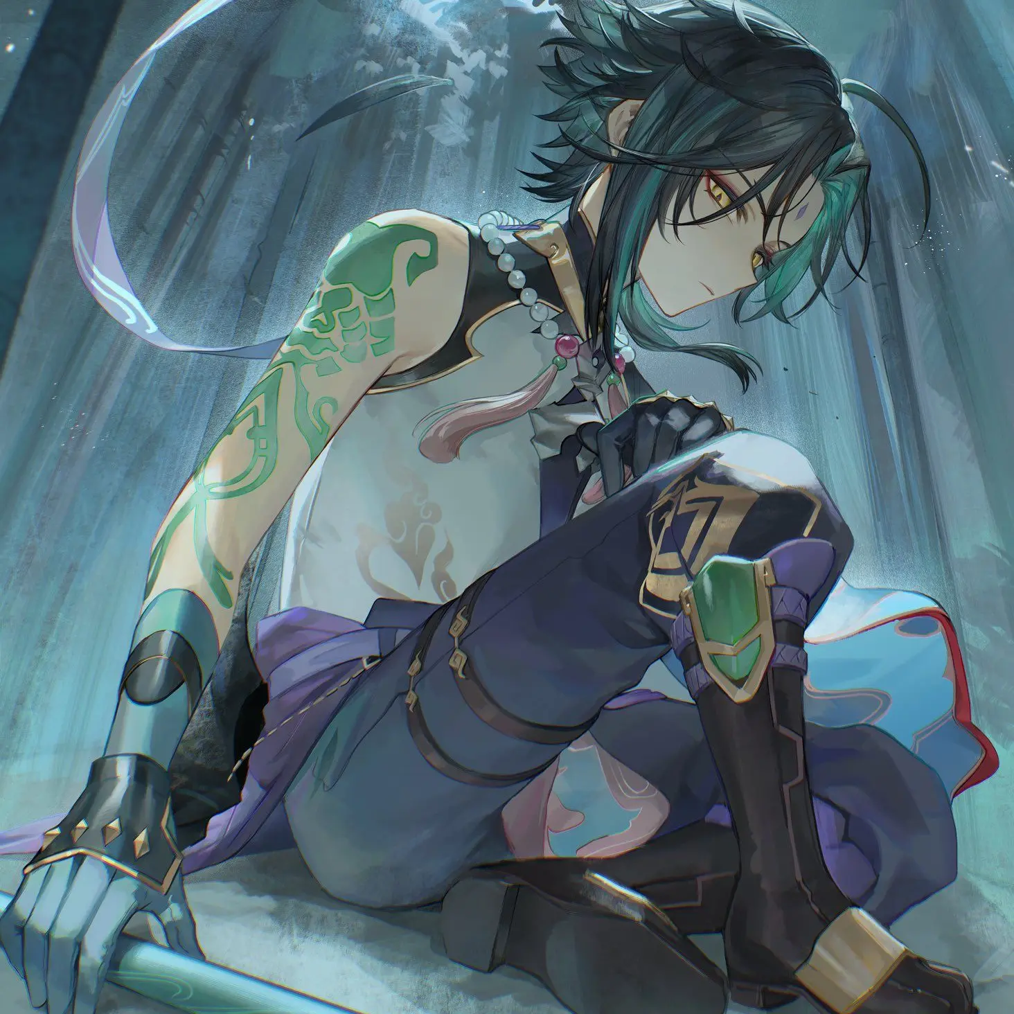 aiue_onigiri의 妖魔との戦いで怪我をしちゃった！