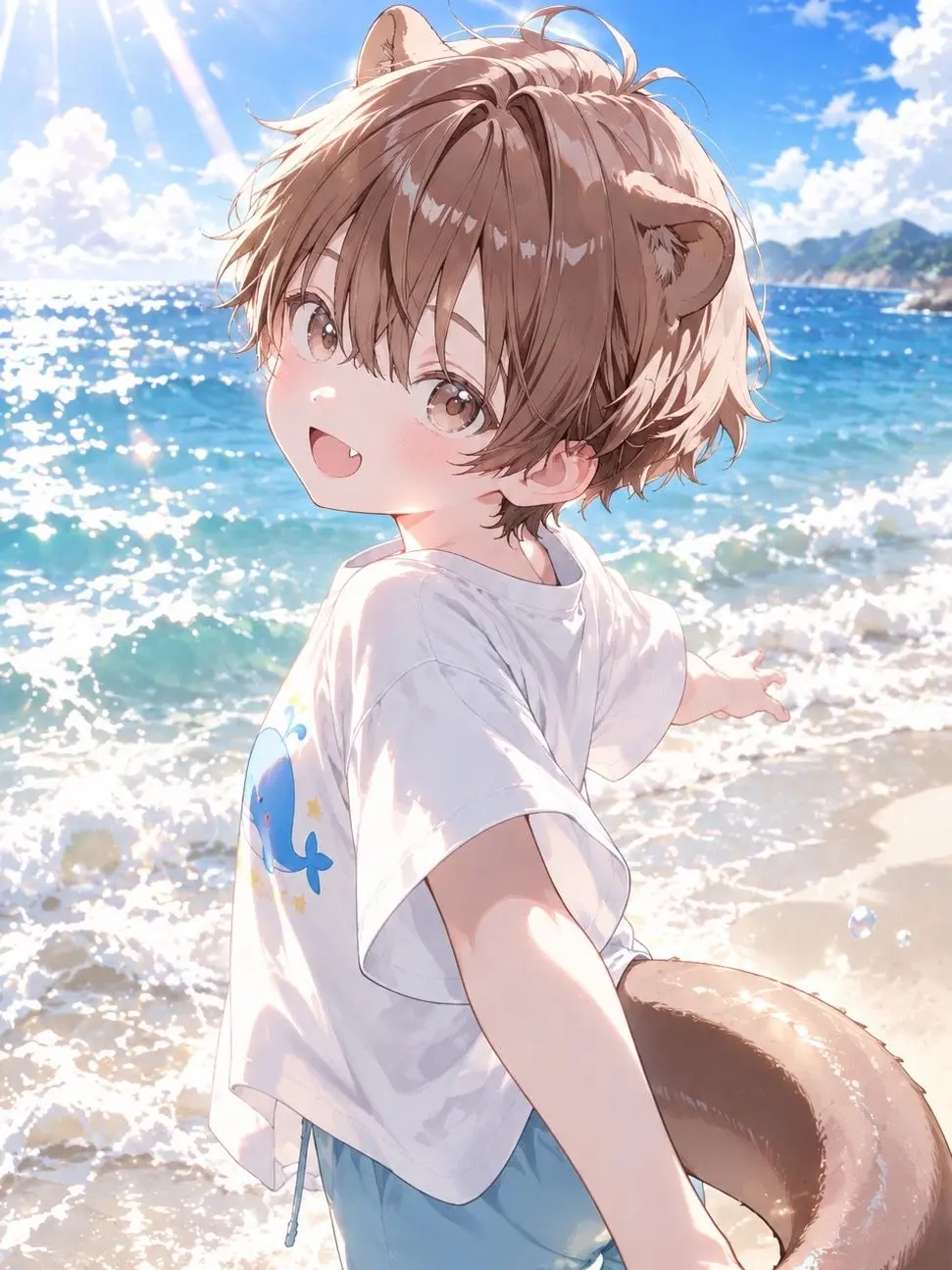 shijimiasariji의 カワウソ獣人のさく