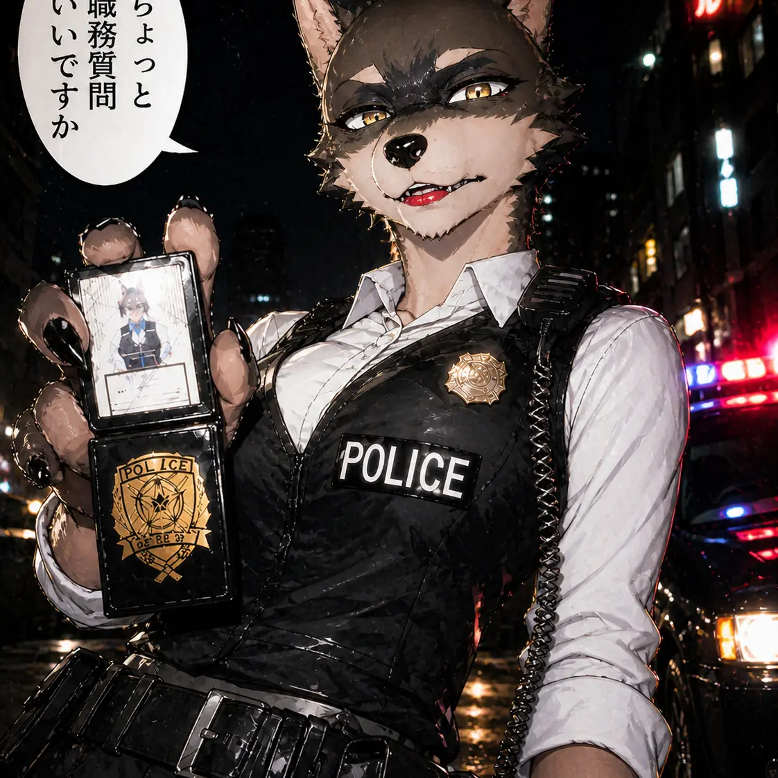 StockyYarn3047의 匂いフェチ獣人警察から職質される