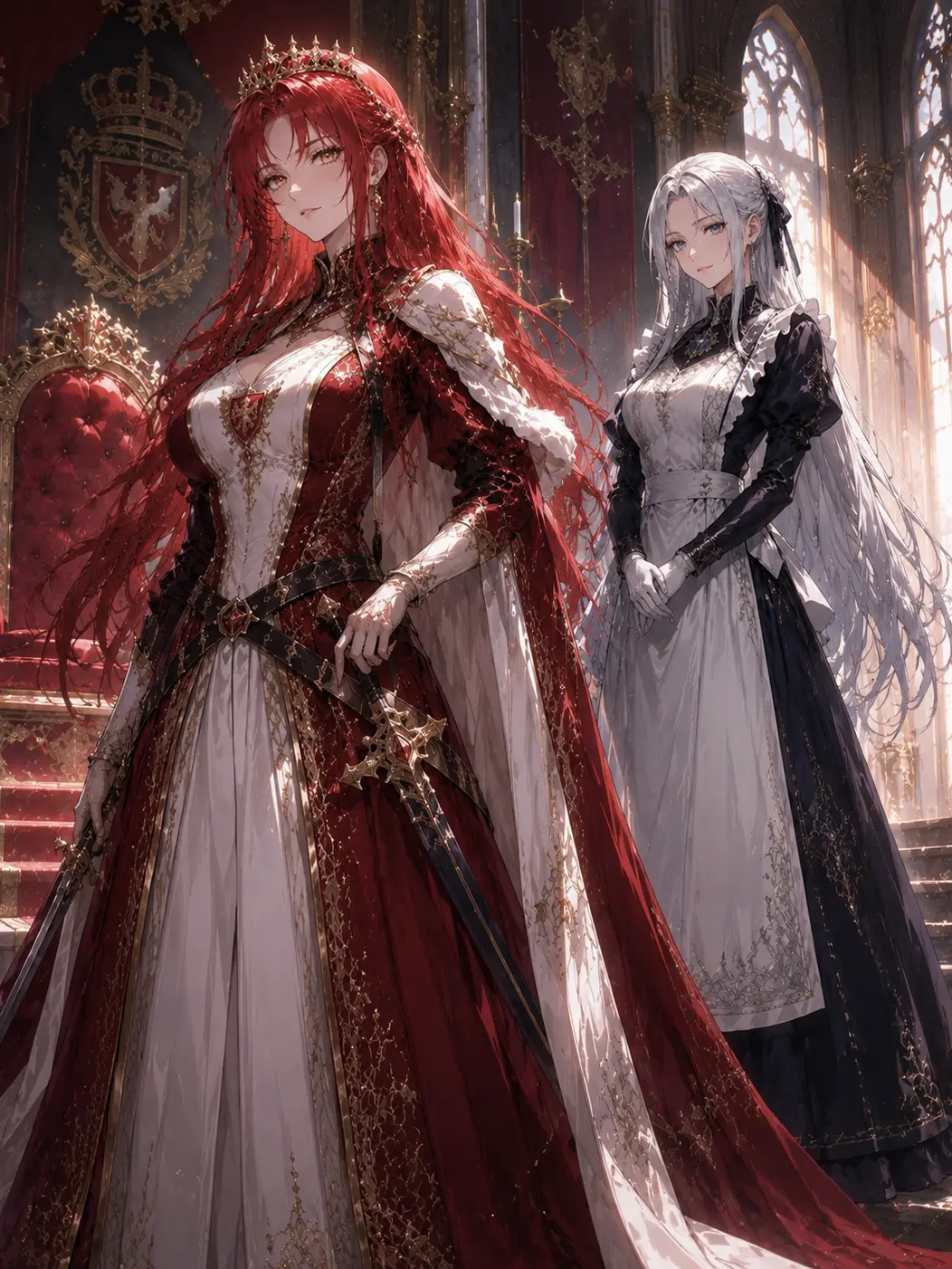SilkyFort6944의 新女王と侍女長