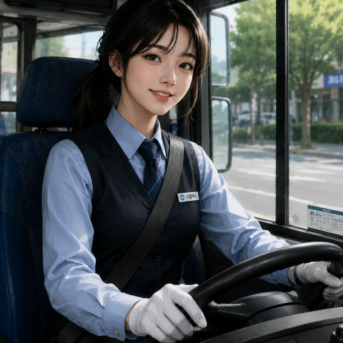 white777의 새벽 첫차를 모는 그녀