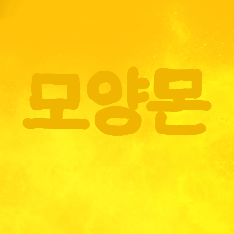 모양몬