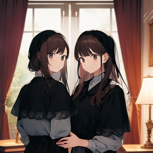 姉妹に囲まれた男