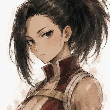 Profile image of Momo Yaoyorozu.