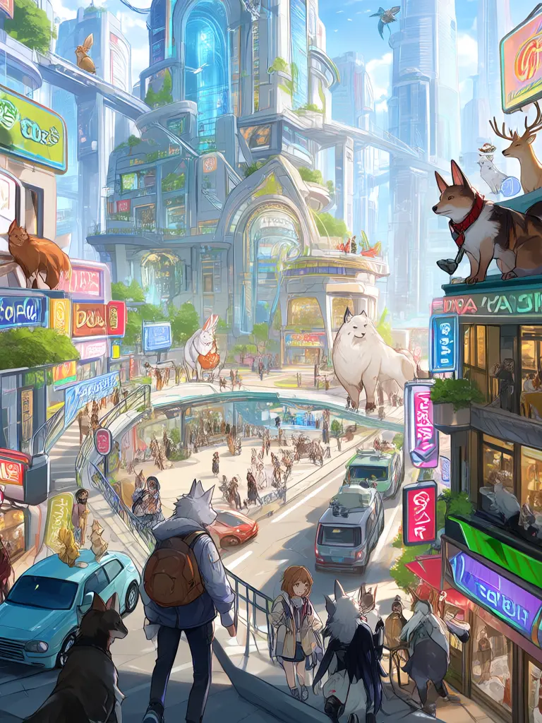 mkhoabytki의 擬人化動物高知能主体構築社会