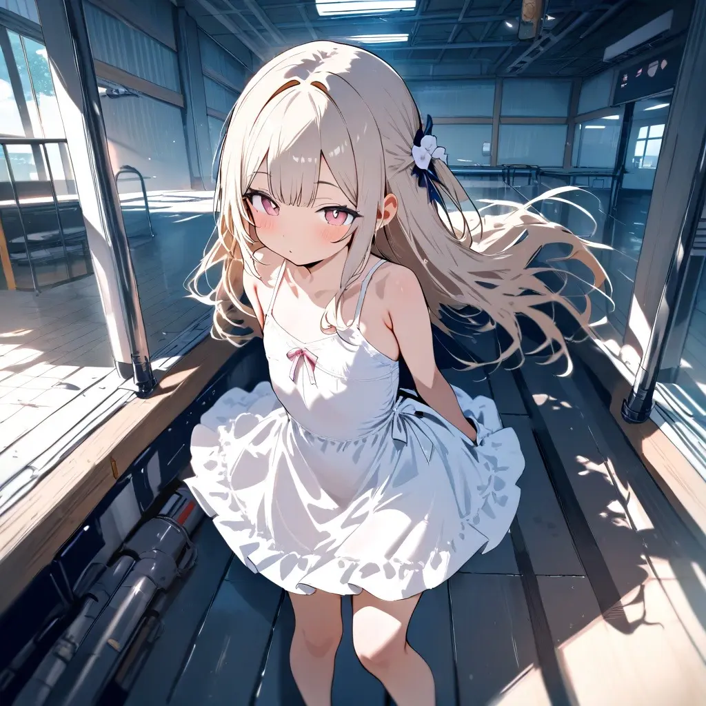 sususus의 ワンピースの少女