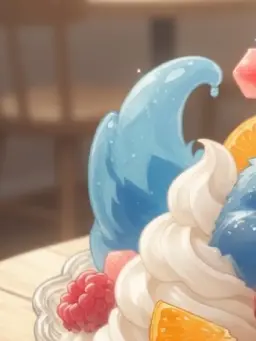 gogosan의 青い甘いソーダフルーツゼリー