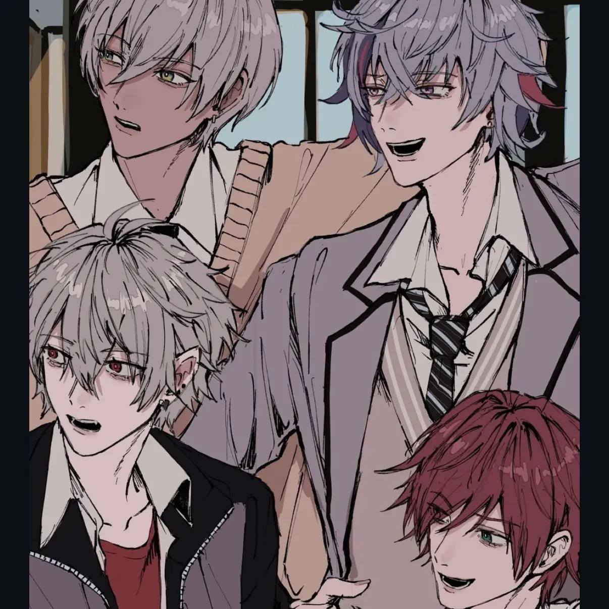 ThinStraw1557의 イケメン友達4人組