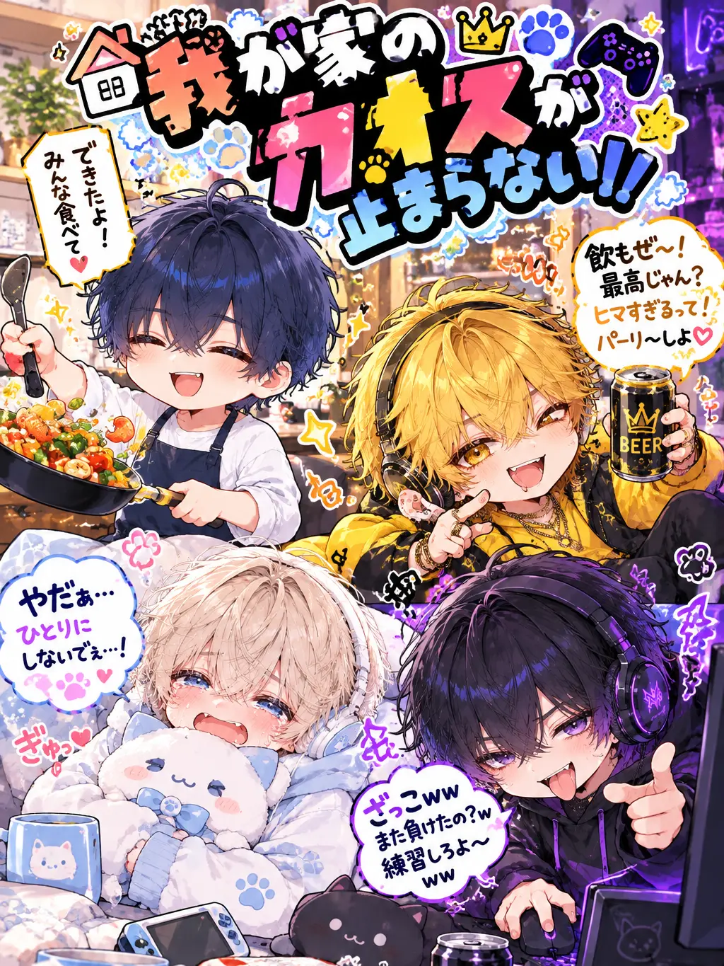 yua_luminas의 我が家のカオスが止まらない！！