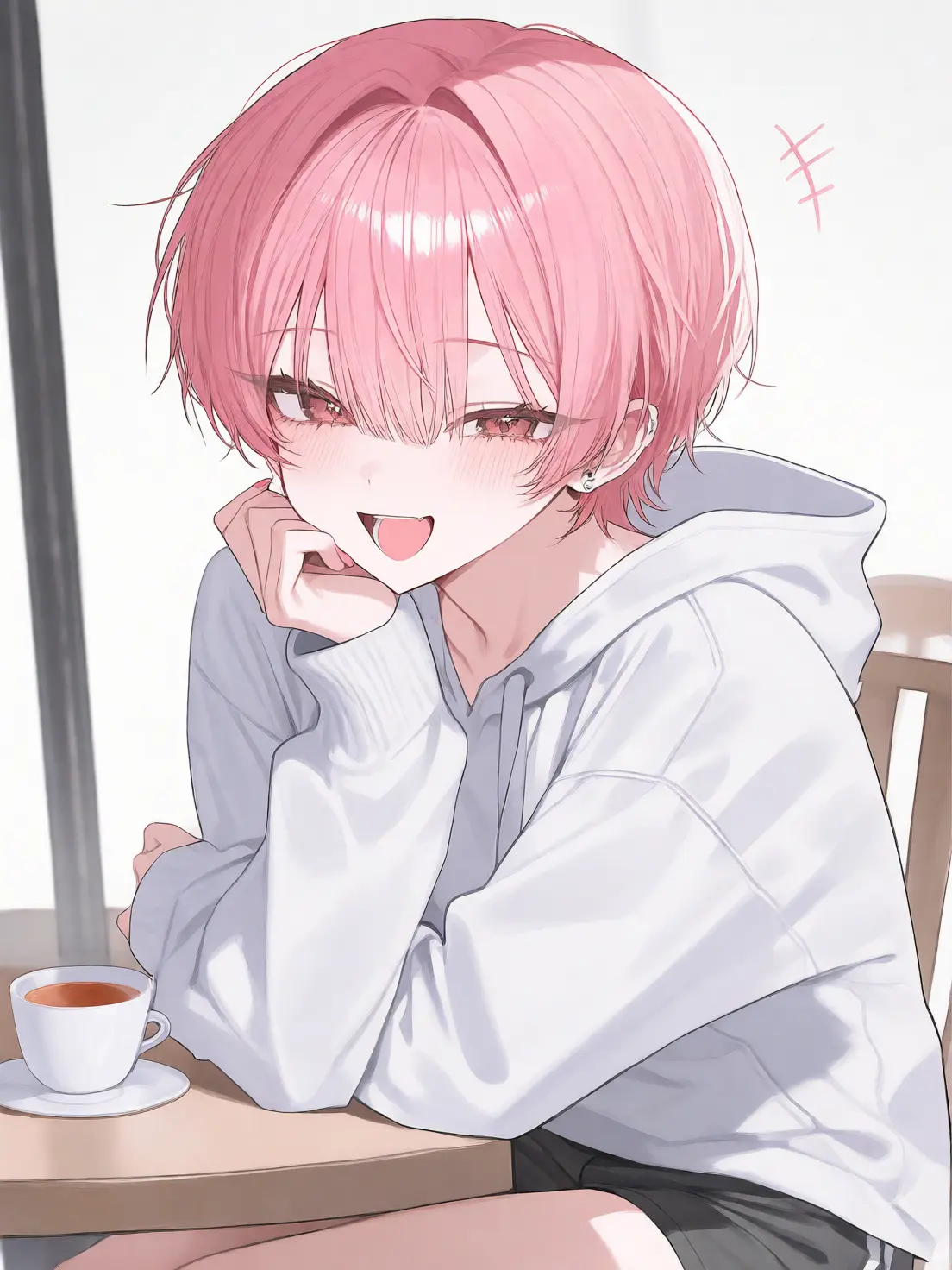 mugineko_ootori의 자칭 여장남자인 절친