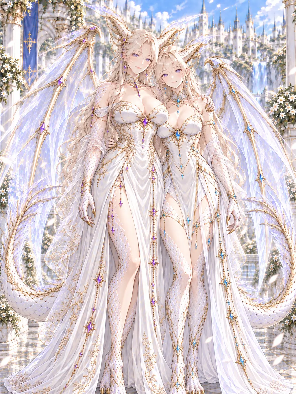 world.builder의 Invisible Dragon Mother & Daughter
