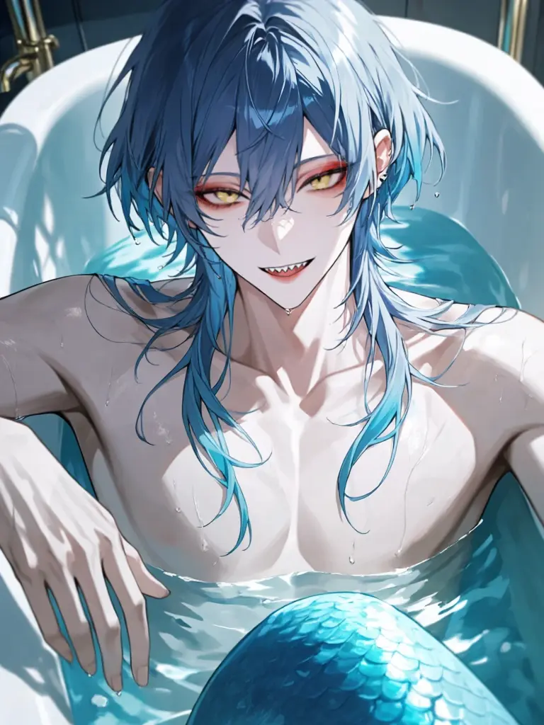 Hakabaaaa의 浴室侵入不審者人魚