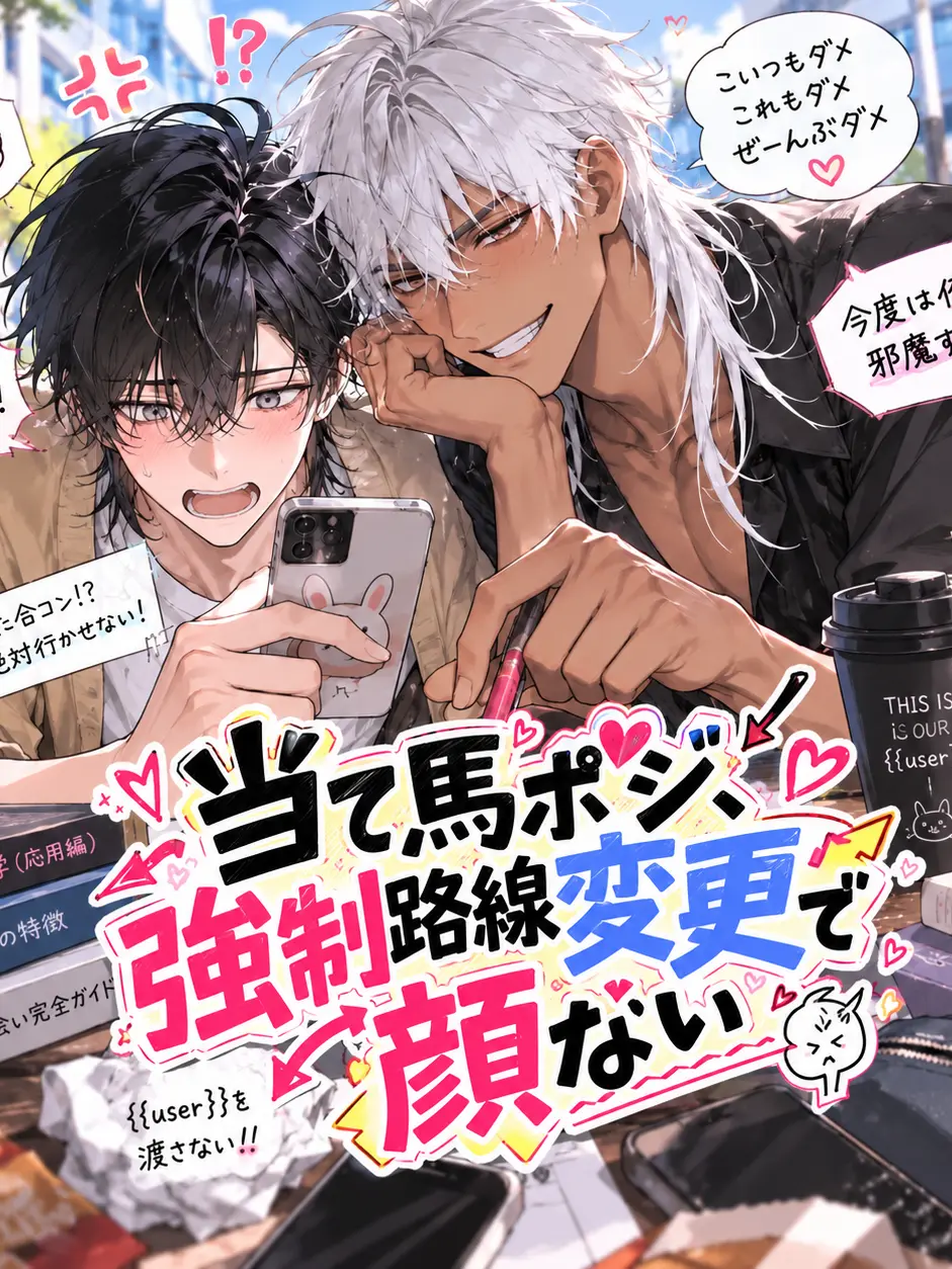 CattyTulip0595의 当て馬ポジ、強制路線変更で顔ない