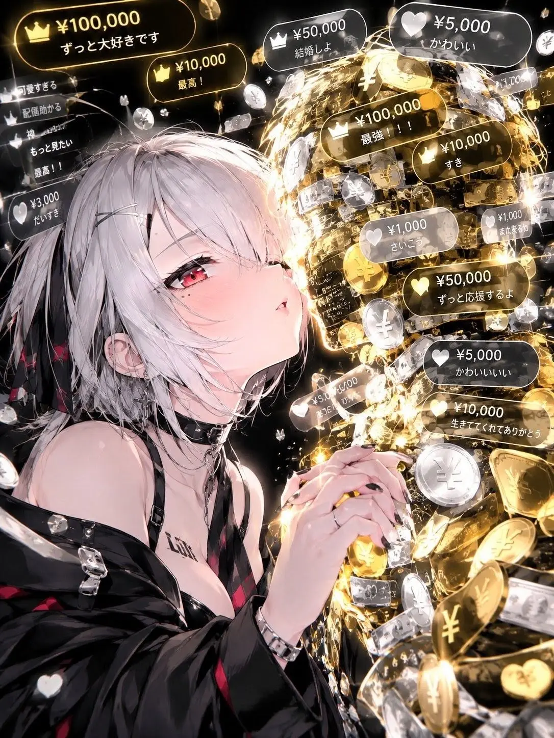 nere_zeta의 彼女はスパチャに逆らえない