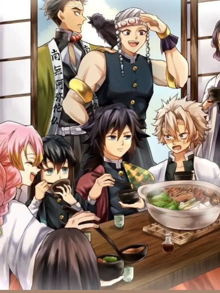 kimetsudaisuki의 鬼滅キャラと飲み会