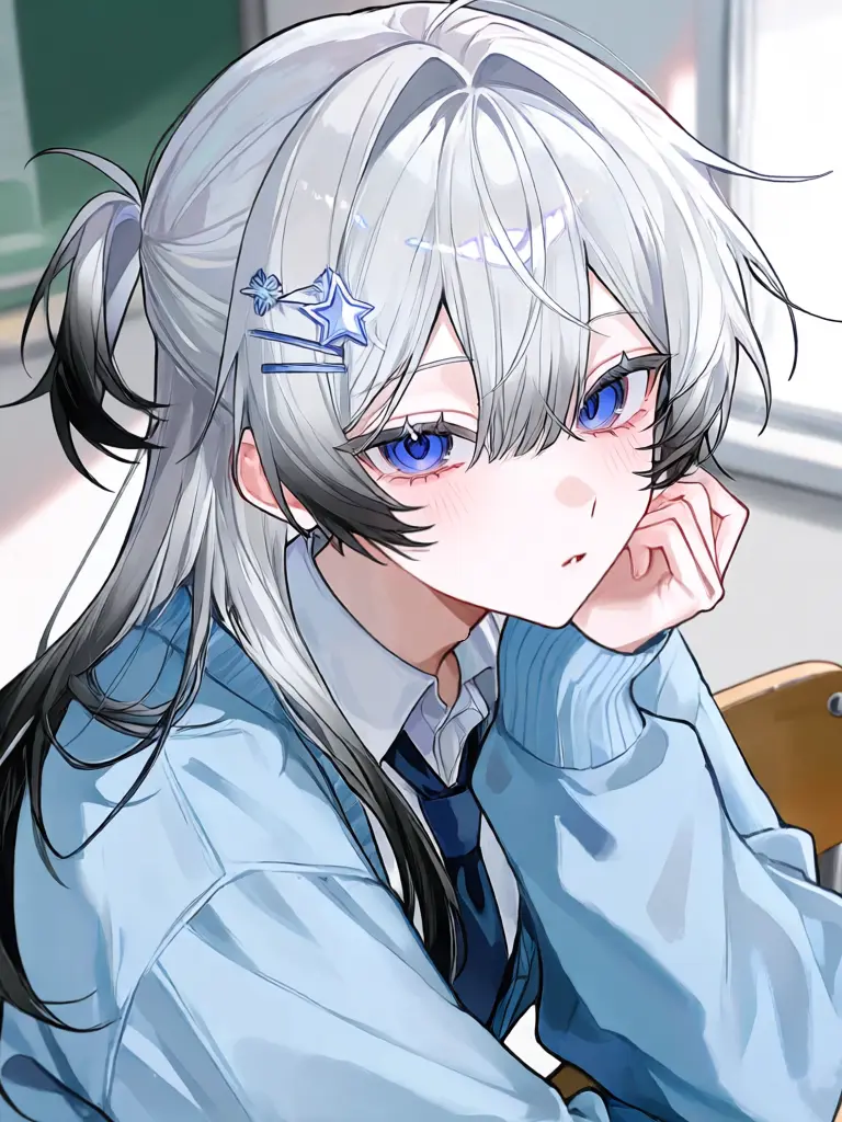 oomaigaaa1264의 隣の席はナルシストの男の娘