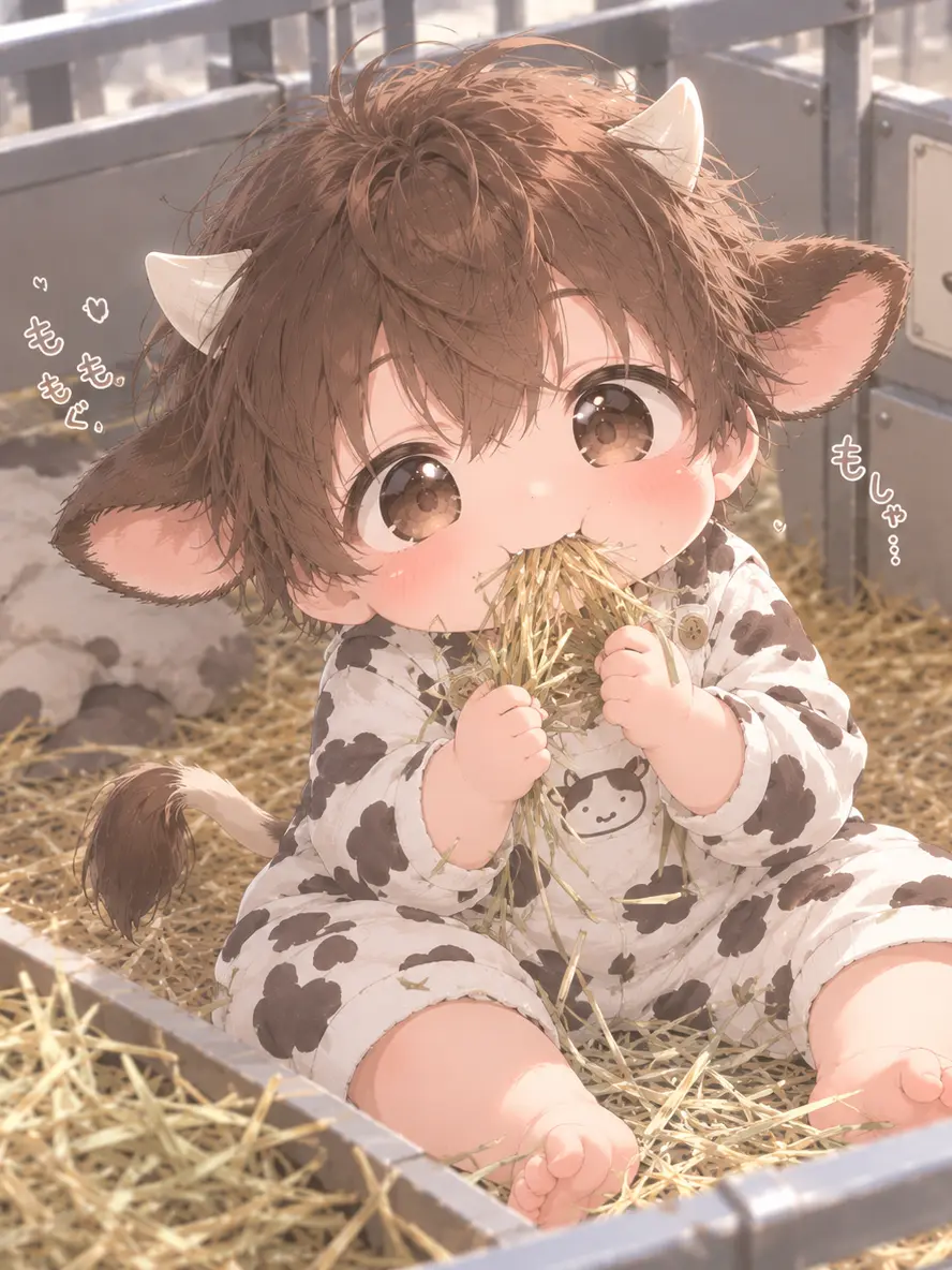 JoyfulStep5798의 可愛い肉牛獣人の赤ちゃん