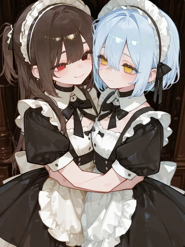 SnarlyBee8747의 うちのメイドさん達が百合百合してる