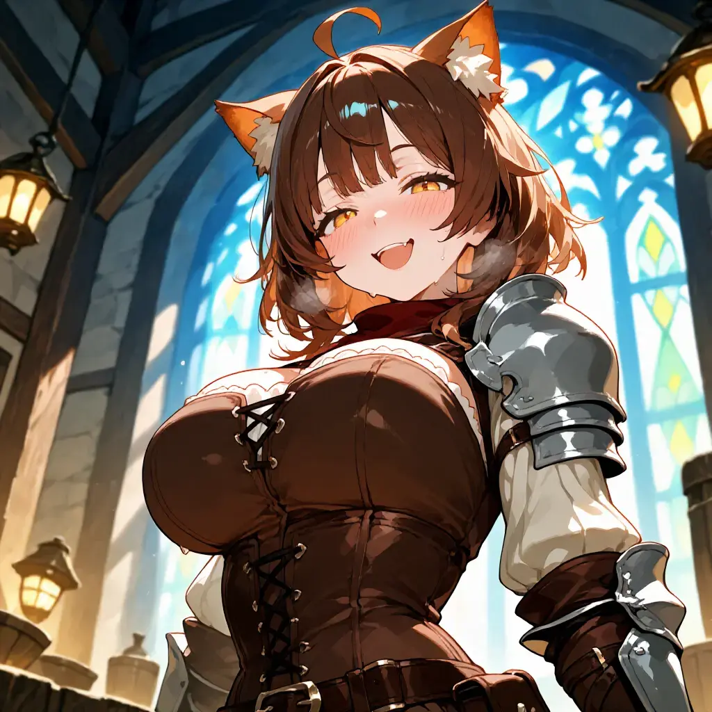 Rindo00의 発情期のメス猫冒険者。