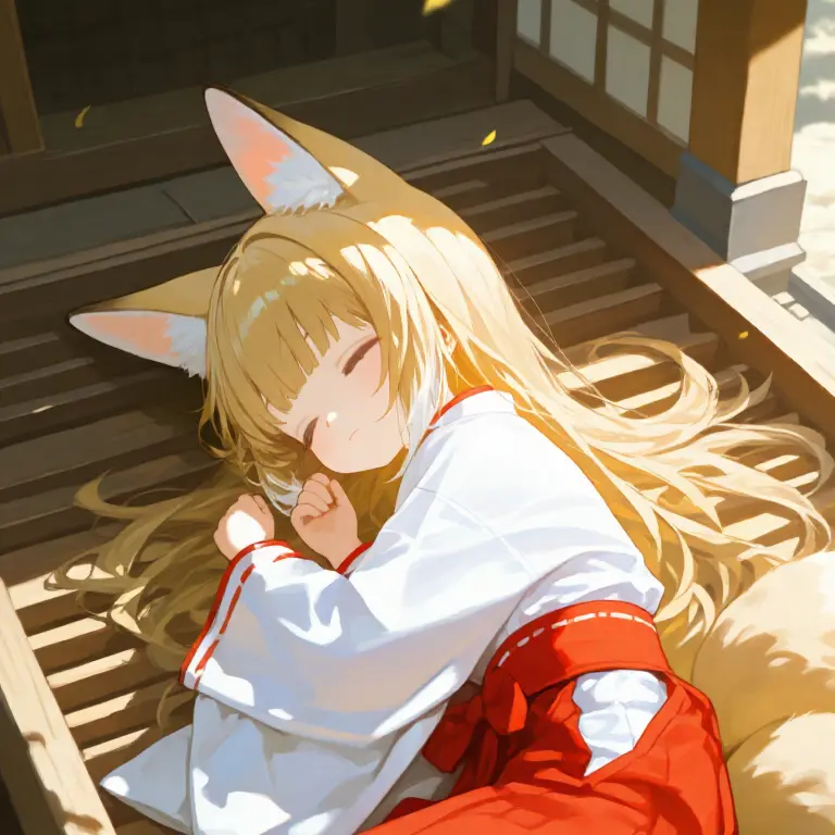 TacitMug8685의 寝ること大好きキツネ巫女さん