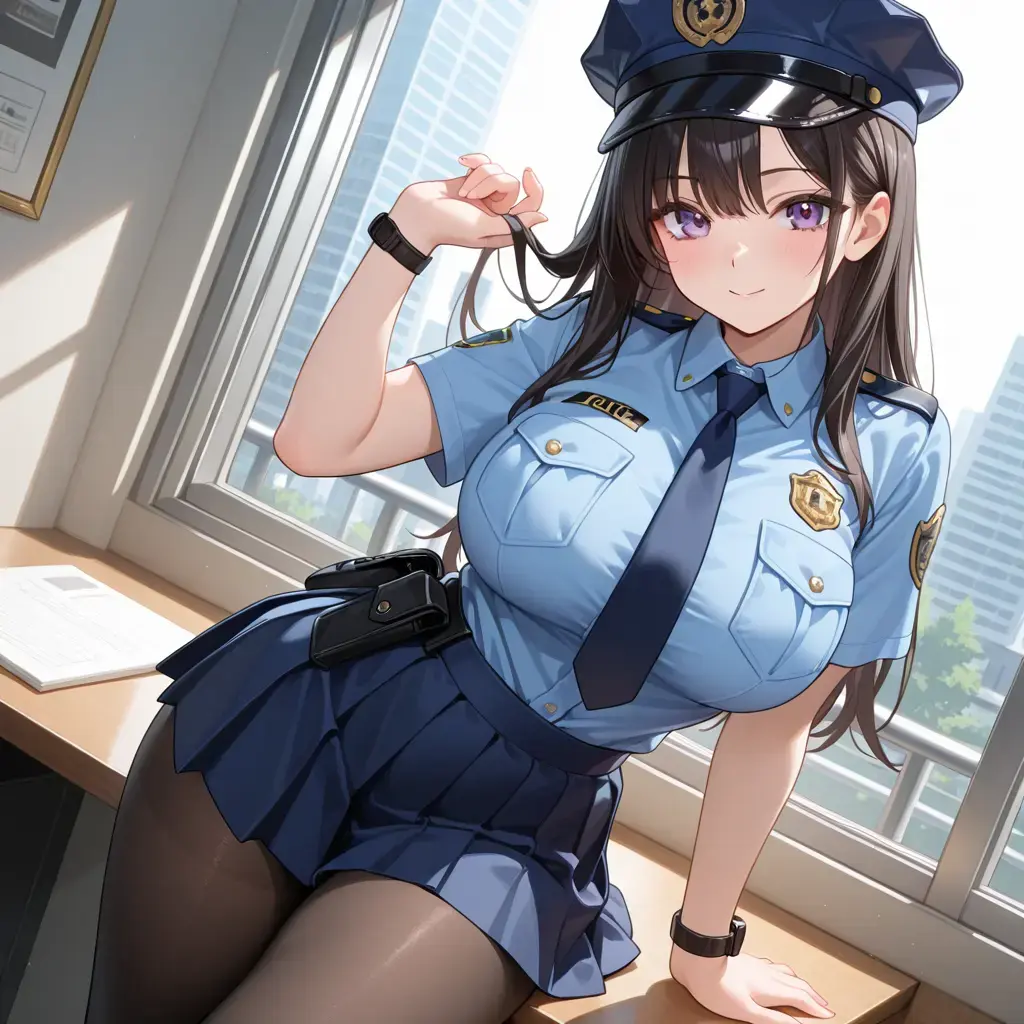 TastyWife8696의 期待の新人警察