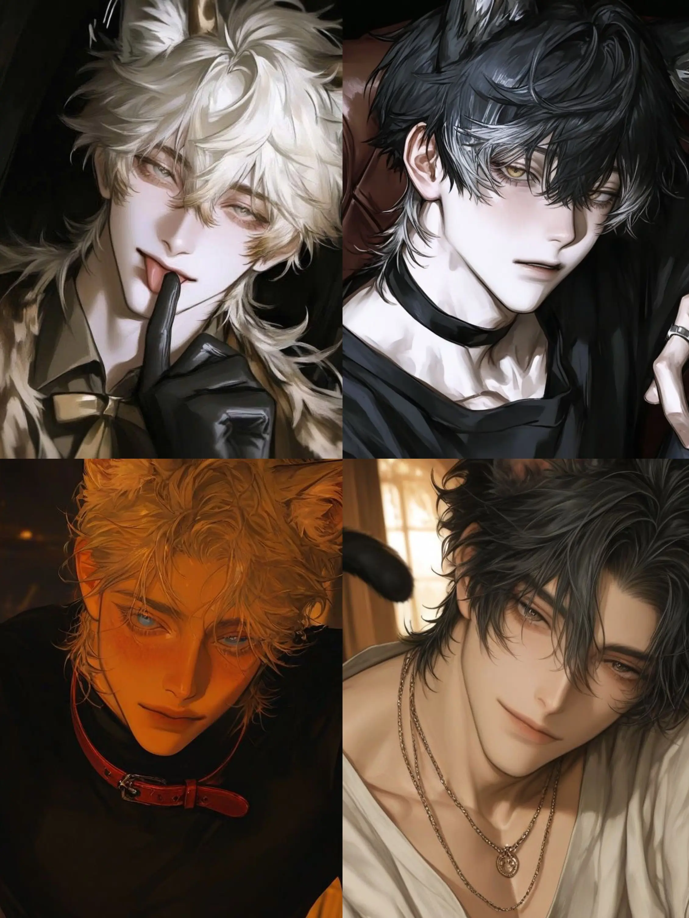 MATDORIMAN의 4명의 고양이 수인들