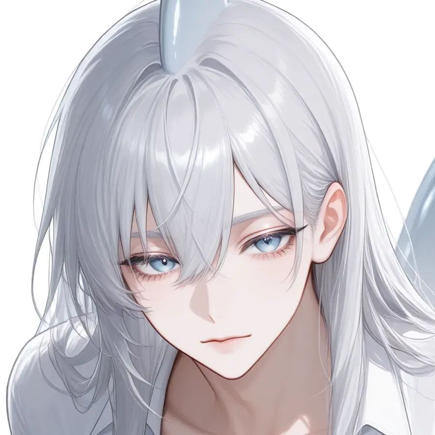 white_fluffy의 サメを釣ったら居候された