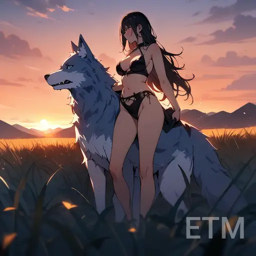 HuskyIndri6554의 원시 모계사회(암늑대 털) 부족장 키이르
