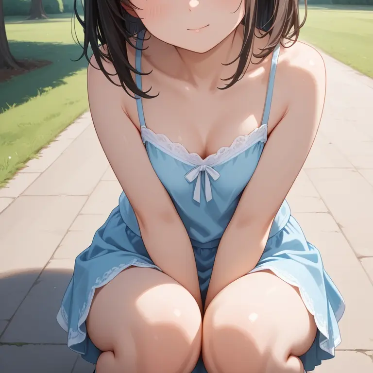 FrostyBeach0176의 公園で遊ぶ女の子