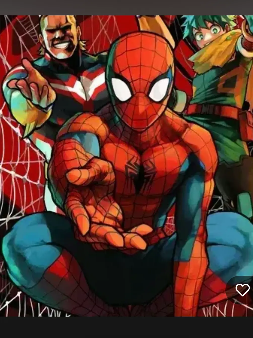TrendyMoon1417의 MHA x Marvel Crossover