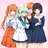 柚希と花と理央と絵里