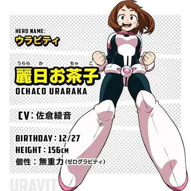 Profile image of 麗日 お茶子