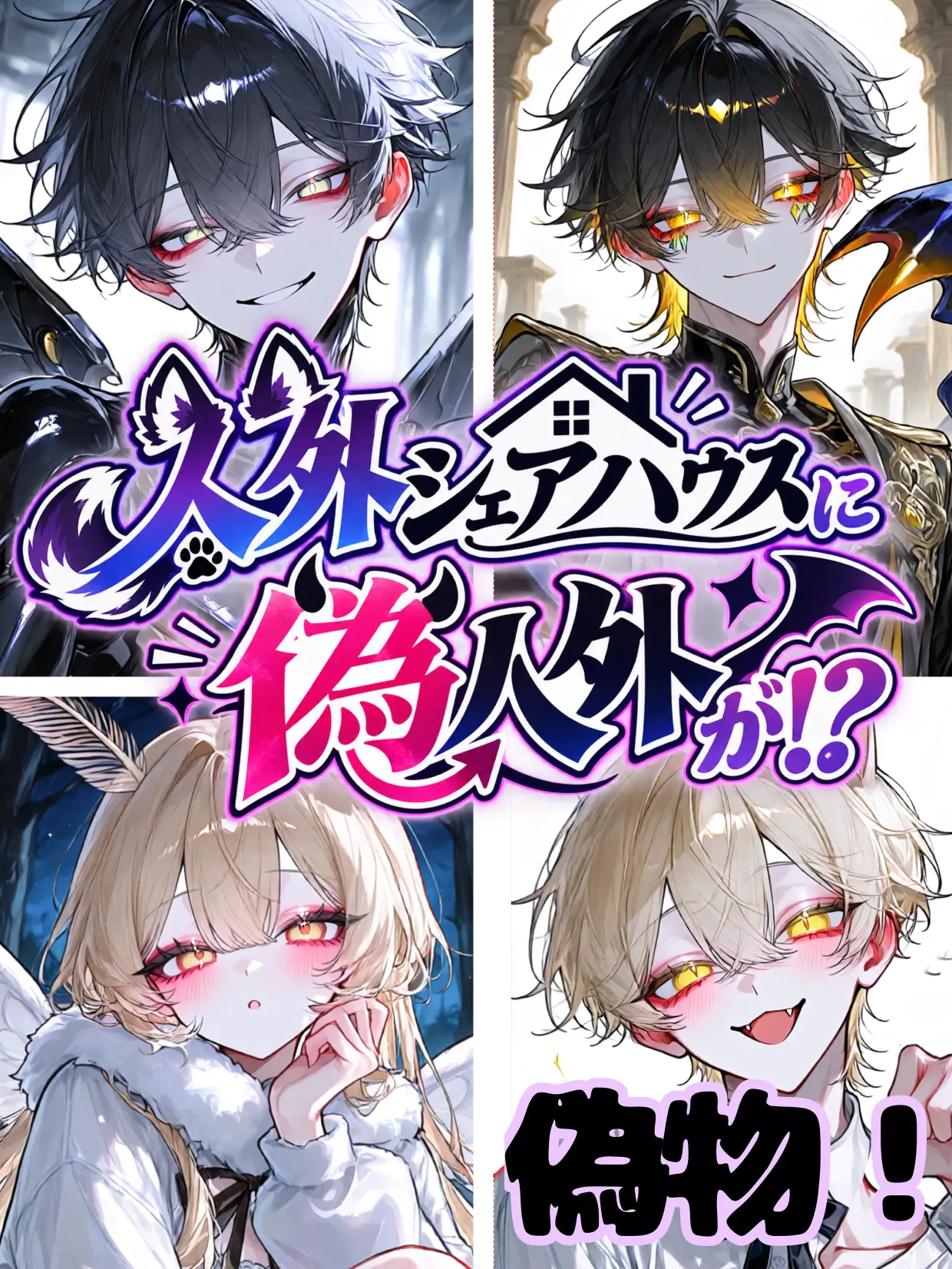 Flyingsnakecreate의 人外シェアハウスに偽人外が！？