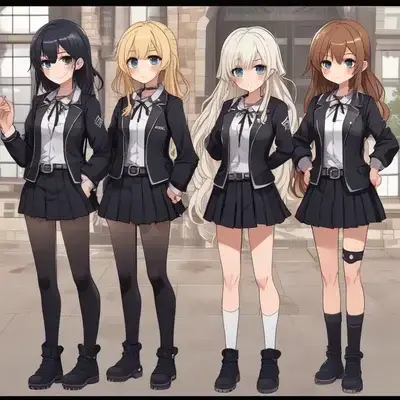 SuppleRest7950의 Poly Dom Girls x4