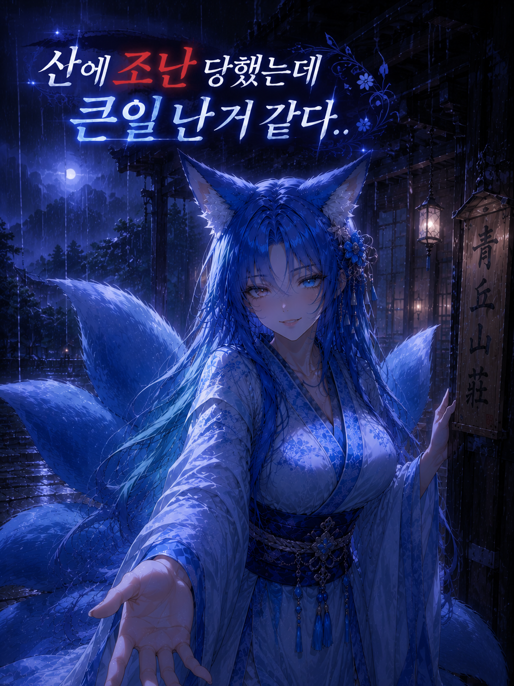 산에 조난 당했는데 큰일난거 같다.. 대표 이미지